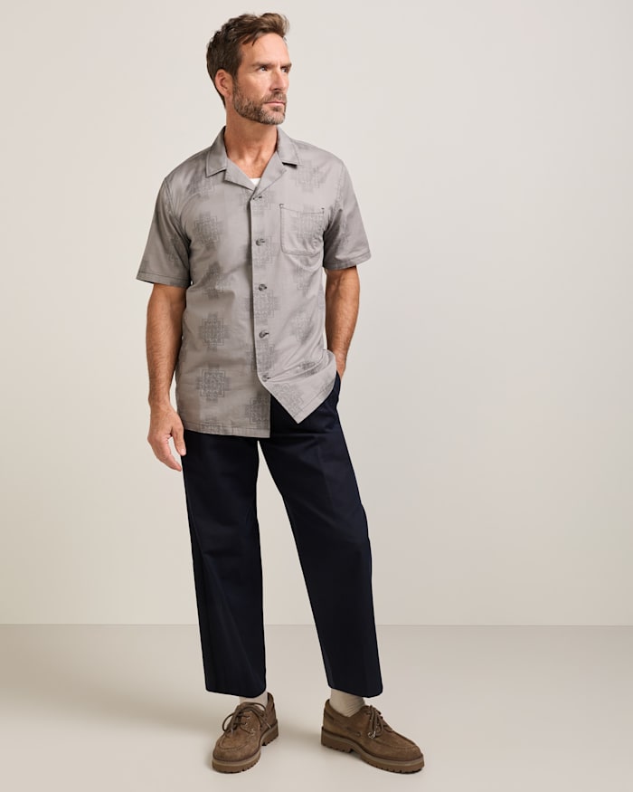 MEN'S SHORT-SLEEVE ALOHA COTTON CAMP SHIRT